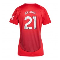 Manchester United Antony #21 Hemmatröja Kvinnor 2024-25 Korta ärmar